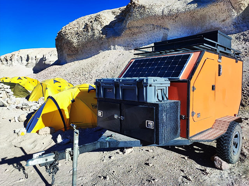 Mountain refuge on the Ojos del Salado Expedition.